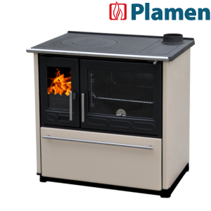 PLAMEN štednjak kuhinjski 8 - 11 kW GLAS 850 krem desni (059)