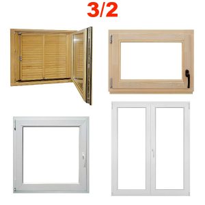 (3/2) Drveni i PVC prozori