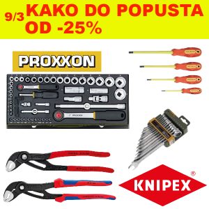 (9/3) Ručni alat Proxxon i Knipex