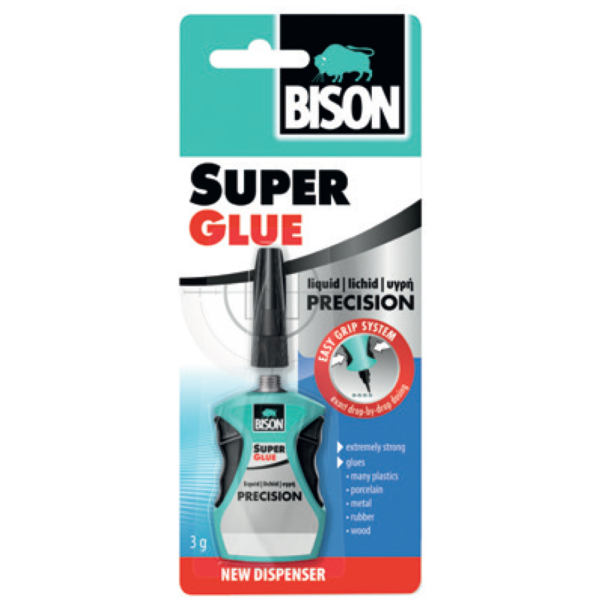 BISON Ljepilo Super Glue Rocket/Precision Tekuće 3g -L0404013- ( 1a )