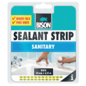 Bison Traka za Sanitarije BIJELA 22mm -L0410010- ( 1a )