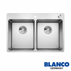 Sudoper BLANCO Andano 340/340-IF/A InFino INOX 18/10 s dalj. upr. PushControl (525248)