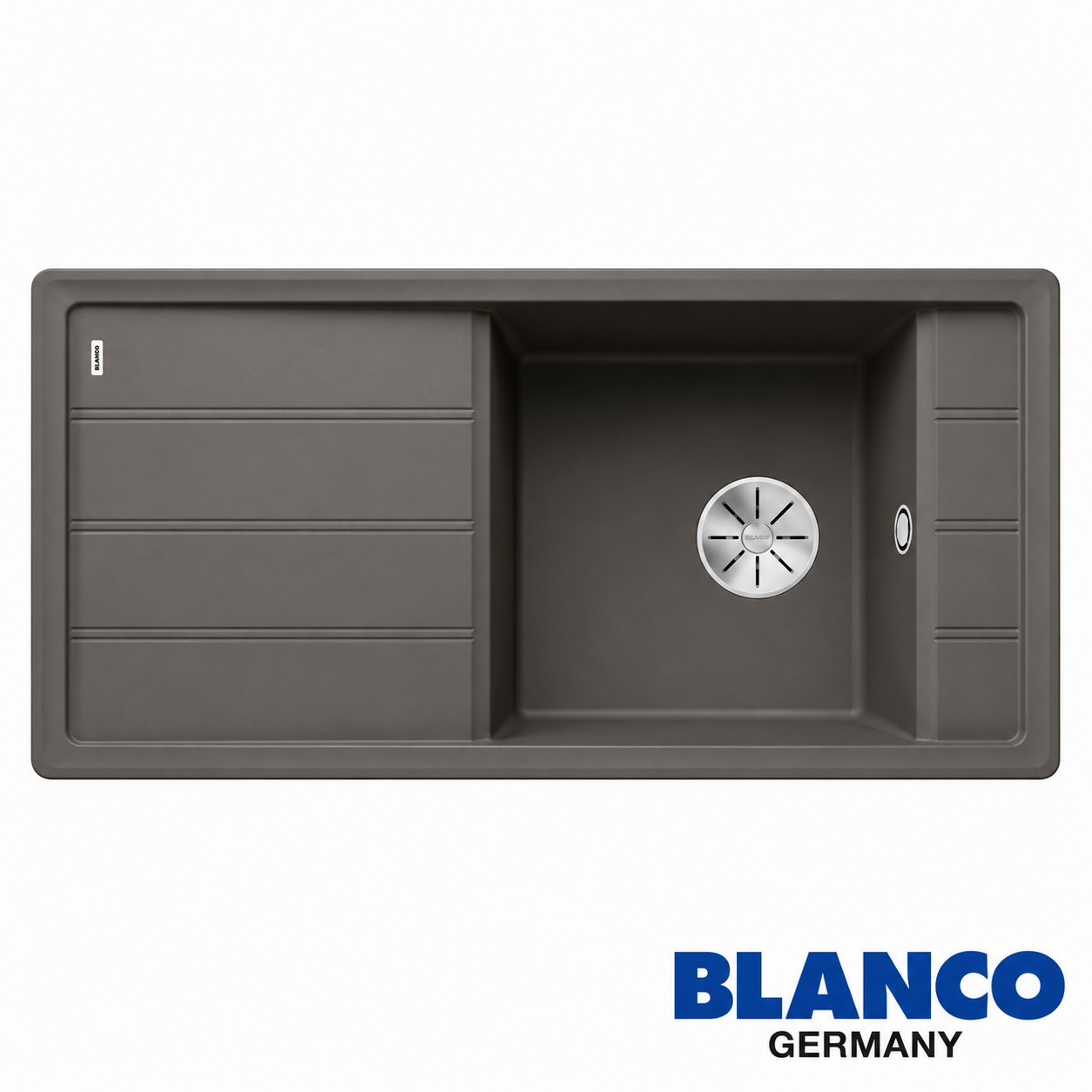 Sudoper BLANCO Faron XL 6 S InFino SILGRANIT Vulkan siva bez dalj. upr. (527265)