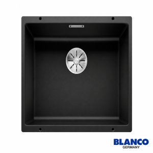 Sudoper BLANCO SUBLINE 500-U InFino Silgranit CRNA bez dalj. upr. (525995)