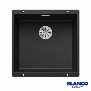Sudoper BLANCO SUBLINE 500-U InFino Silgranit ANTRACIT bez dalj. upr. (523432)