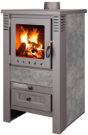 Kamin NOVA G siva ISKRA, 7,5 kW, (524)