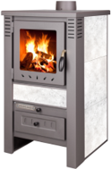 Kamin NOVA G bijela ISKRA, 7,5 kW, (524)