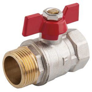 Kugla ventil 3/4" leptir 298 kutni leptir