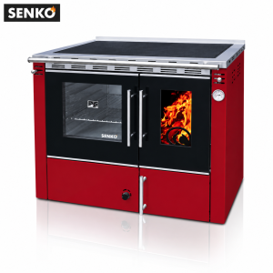 Štednjak za centralno grijanje Premium 25 kW Crvena C-25