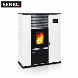 Peć na pelete za centralno grijanje 12 kW P 10 WATER+AIR SLIM MODERN Bijela