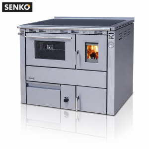 Štednjak za centralno grijanje sa pečnicom 25 kW Inox C-25