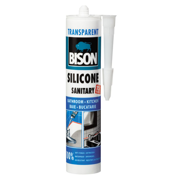 Bison silikon sanitary transparent