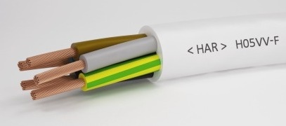 Kabel PP/J flexi bijeli H05VV-F finožični 2x1,5 mm2