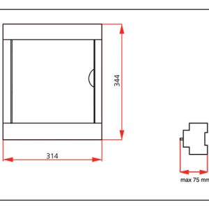 Razdjelnik VIKO 2/24 - nadžbukni