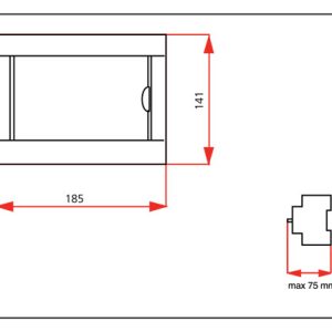 Razdjelnik VIKO 1/06 - nadžbukni