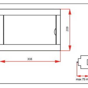 Razdjelnik VIKO 1/12 - podžbukni
