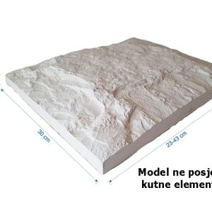Kamen dekorativni zidni Bunja I - 127 bijeli