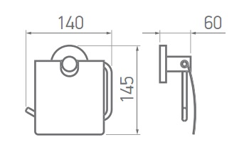 Voxort držač WC papira N11152 V1500