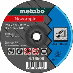 Rezna ploča za inox Metabo Novorapid 230x1,9x22,23 mm