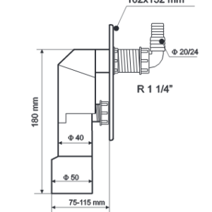 Sifon za perilice 31604 Lož